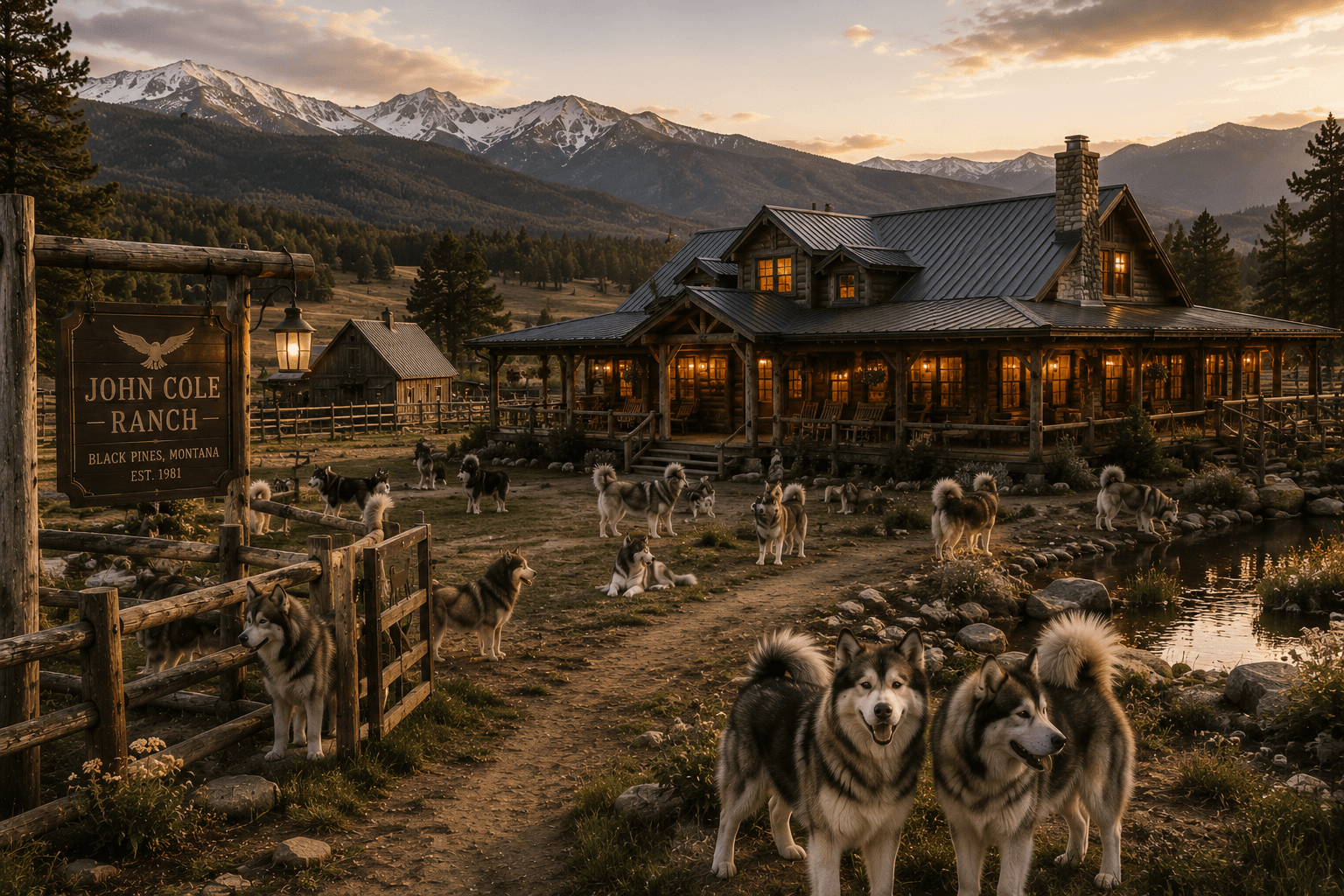 The Malamutes of Black Pines